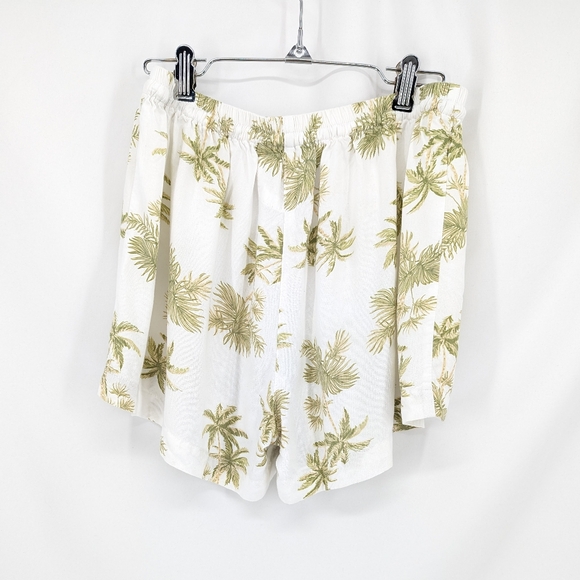 Piyama Maggie Pajama Set Vintage Palm Tree Olive Size Small - Picture 9 of 12